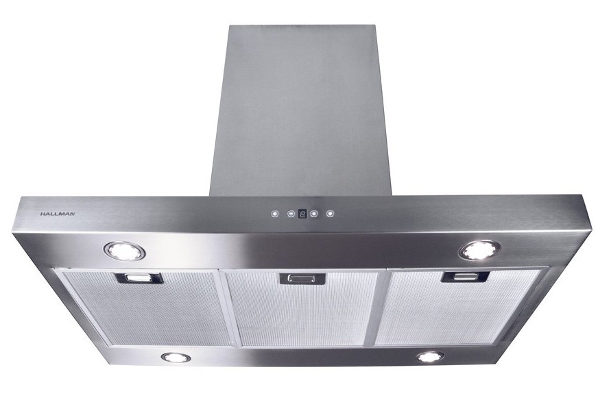 Hallman 36" 860 CFM Convertible Island Range Hood & Reviews Wayfair