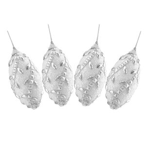 Shatterproof Christmas Finial Ornament (Set of 4)