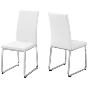 Upholstered Dining Chair (Set of 2) by Monarch Specialties Inc.