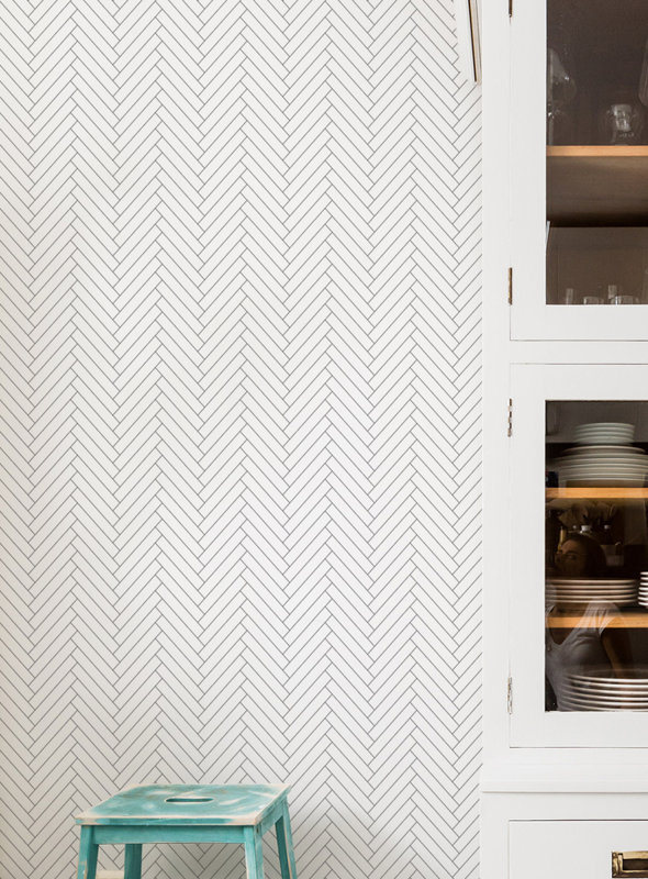 Wrought Studio Mckillip Herringbone 4 L X 24 W Tile And Mckillip Herringbone 4 L X 24 W Tile And Stick Wallpaper Roll