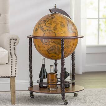 Merske Llc Firenze Italian Style 3 Leg Floor Globe Bar Reviews