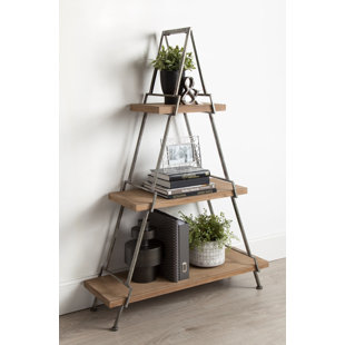 3 Tier Wire Stand Wayfair Kelly Free Standing 3 Tiered Standard Bookcase