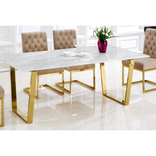 Modern Contemporary Quartz Dining Table Allmodern Yunus Dining Table