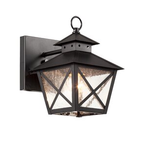 Chimney Vented 1-Light Outdoor Wall Lantern