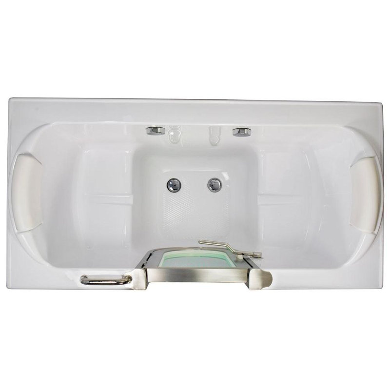 Ella Walk In Bath 60" x 30" Companion Soaking Walk In Tub & Reviews