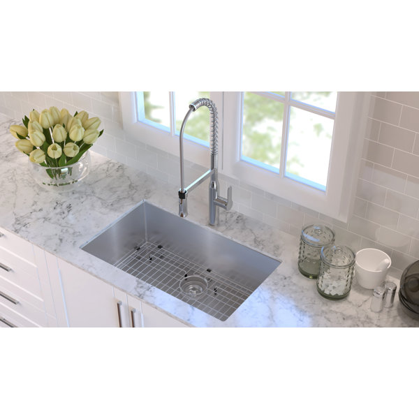 Kraus® KHU100-30 30” Handmade Undermount Stainless Steel Kitchen Sink – Durable & Versatile