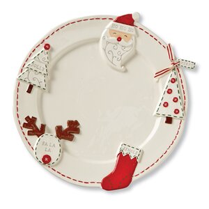 Deck the Halls Christmas Round Platter