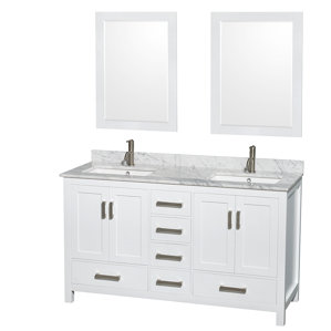White Bathroom Vanity double vanities you'll love | wayfair White Bathroom Vanity double vanities you'll love | wayfair