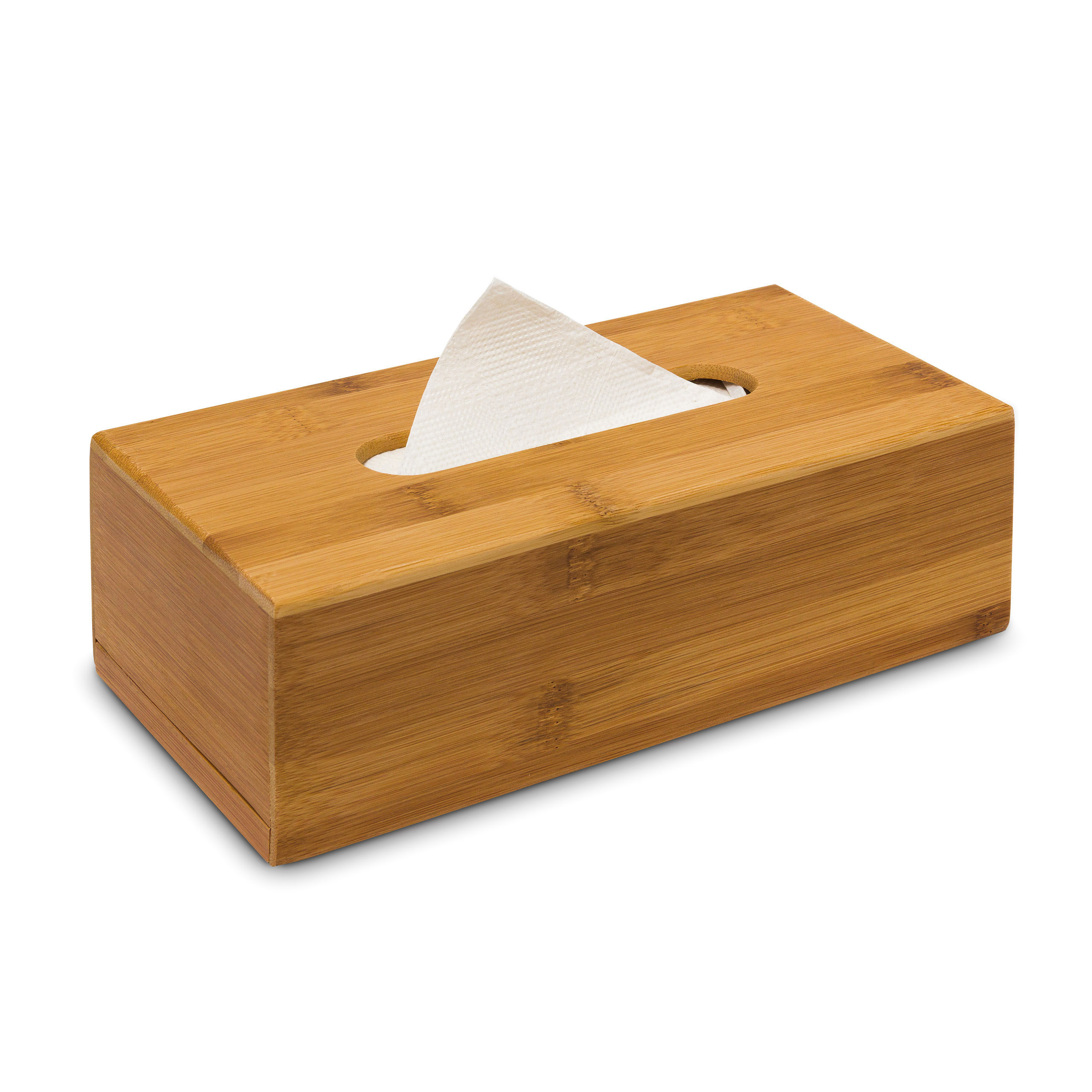 Relaxdays Bamboo Tissue Box Cover Wayfair Co Uk
