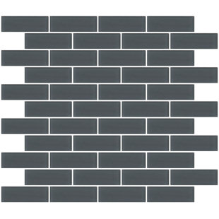 Dark Gray Subway Tile Wayfair 1 X 3 Gl Subway Tile In Frosted Dark Gray