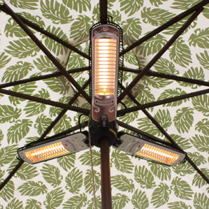 Indoor Outdoor Patio Heaters You Ll Love Wayfair Parasol 1500 Watt Electric Hanging Patio Heater