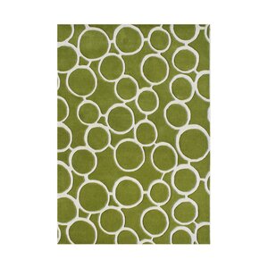 Ayllon Hand-Tufted Green Area Rug