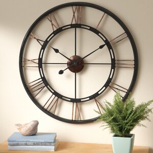 Drew Oversized Metal Wall Clock
