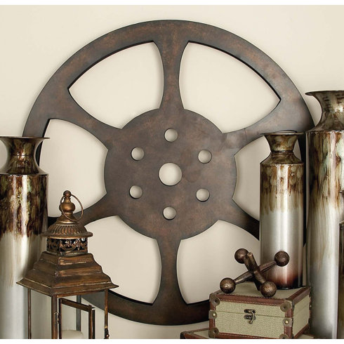 Cole Grey Metal Movie Reel Wall Décor Wayfair Metal Movie Reel Wall Décor
