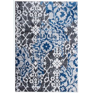 Rosie Gray/Blue Area Rug