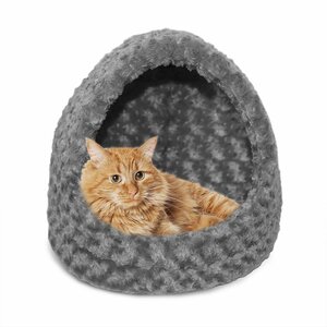 Ultra Plush Hood Cat Bed