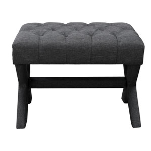 Kenny Button Tufted Nailhead Trim Otto..