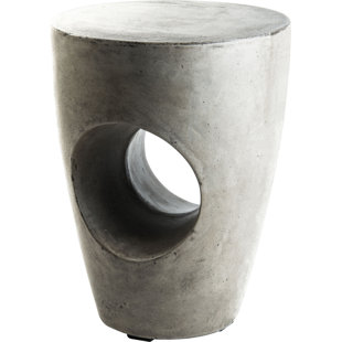 Modern Outdoor Side Tables Allmodern Aldham Concrete Side Table