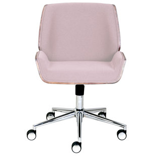 Modern Contemporary Blush Pink Office Chair Allmodern Quickview