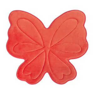 Butterfly Memory Foam Bath Mat