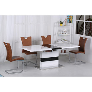 Set Of 4 Chairs Wayfair Co Uk Virgina Extendable Dining Set With 4 Chairs