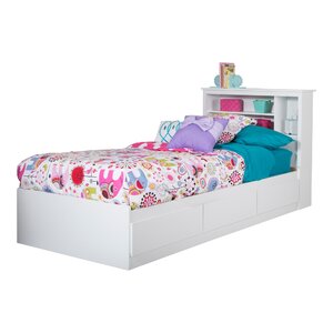 Vito Twin Mate's Bed with Bookcase Headboard