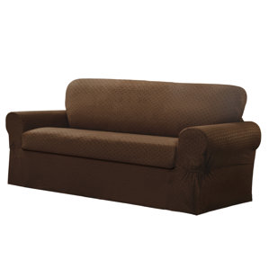 Box Cushion Sofa Slipcover by Darby Ho..