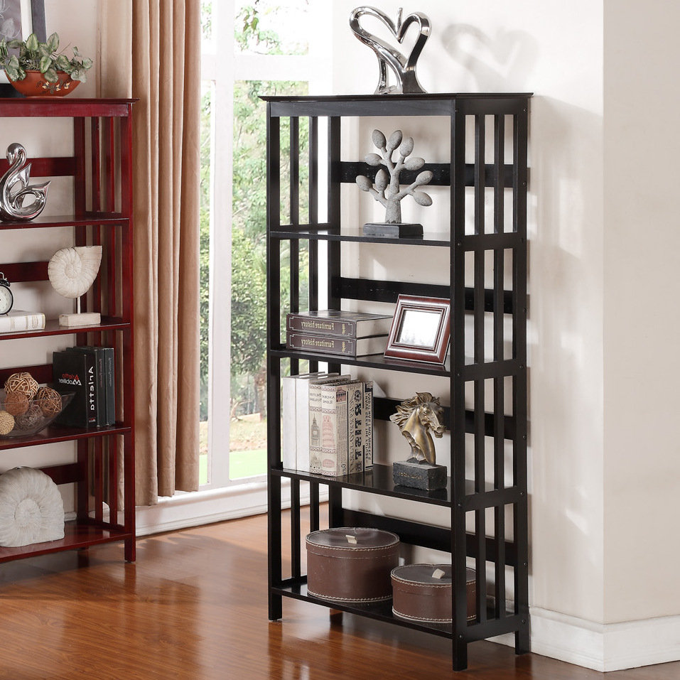 Roundhill Furniture 60" Etagere Bookcase & Reviews Wayfair