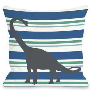 Apostosaurus Throw Pillow