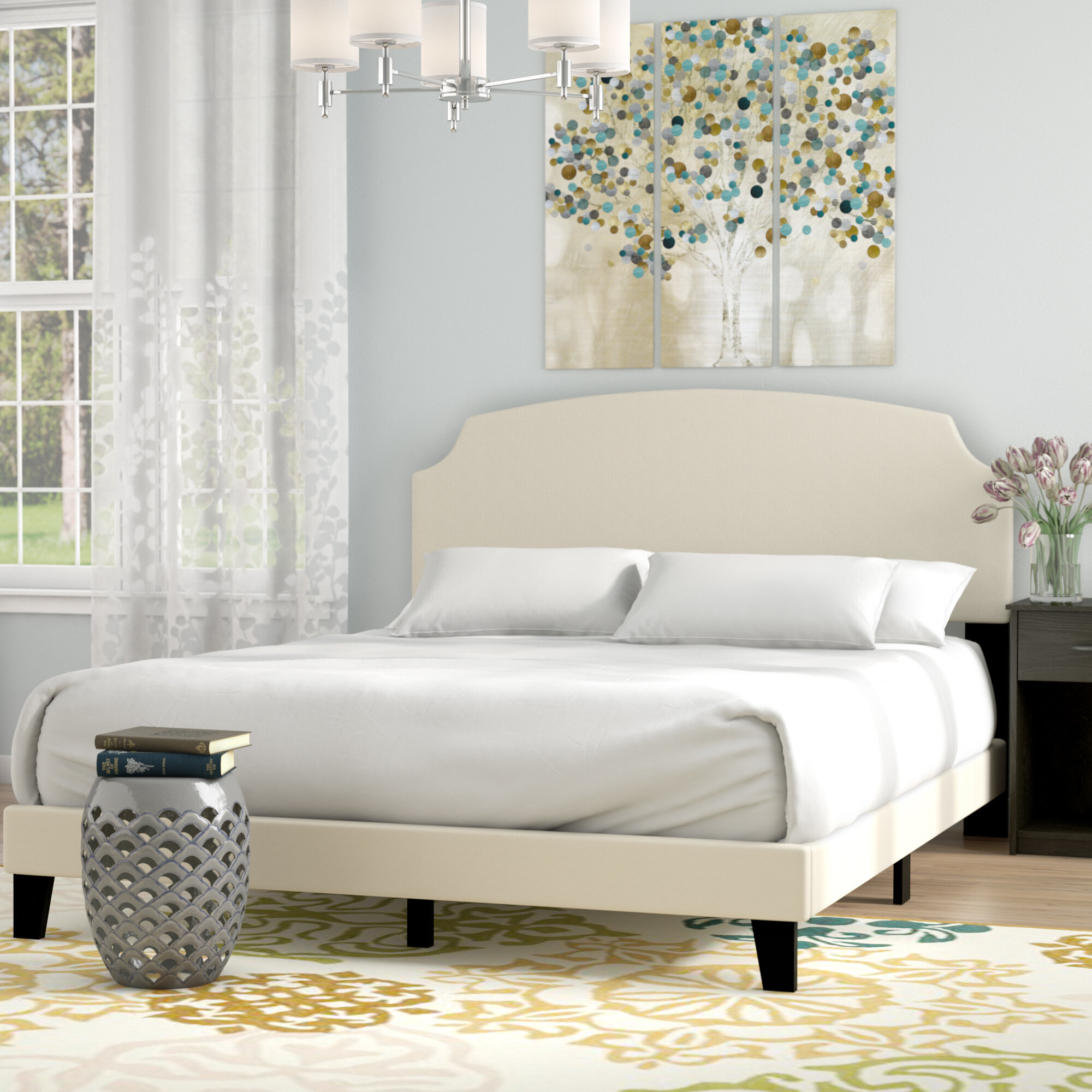 Andover Mills Greensburg Upholstered Standard Bed