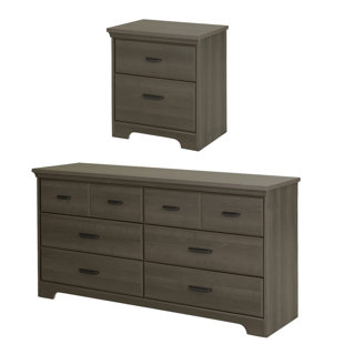 Gray Nightstand And Dresser Wayfair Quickview