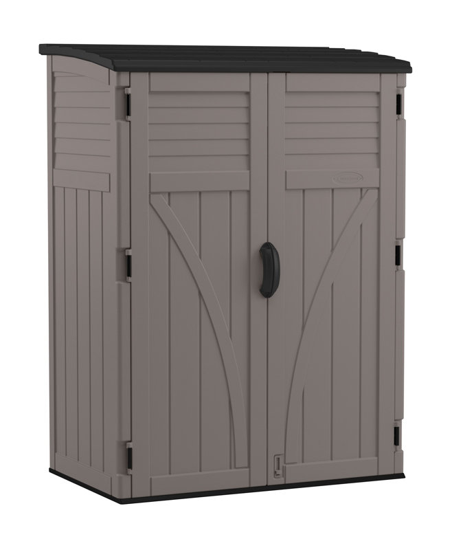 Garden Sheds 5 X 9 suncast 4 ft. 5 in. w x 2 ft. 9 in. d plastic vertical tool shed Garden Sheds 5 X 9 suncast 4 ft. 5 in. w x 2 ft. 9 in. d plastic vertical tool shed