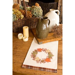 Maple Wreath Fall Table Runner