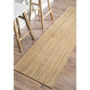 Striped Hallway Runners Joss Main Latham Rigo Jute Hand Woven Tan Area Rug