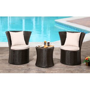 Burleigh 3 Piece Bistro Set