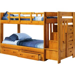 Twin Bunk Bed with Storage