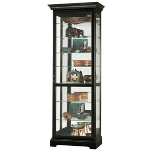 Chesterfield Lighted Curio Cabinet by Howard Miller?