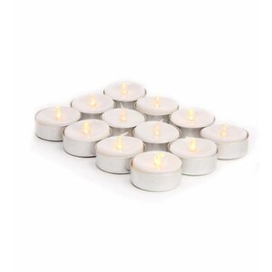 Battery Powered LED Unscented Flameless Candle (Set of 12)