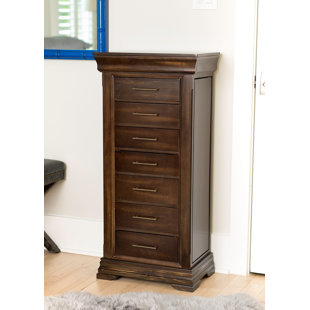 Jewelry Armoires You Ll Love Wayfair Galiena Free Standing Wood Jewelry Armoire With Mirror