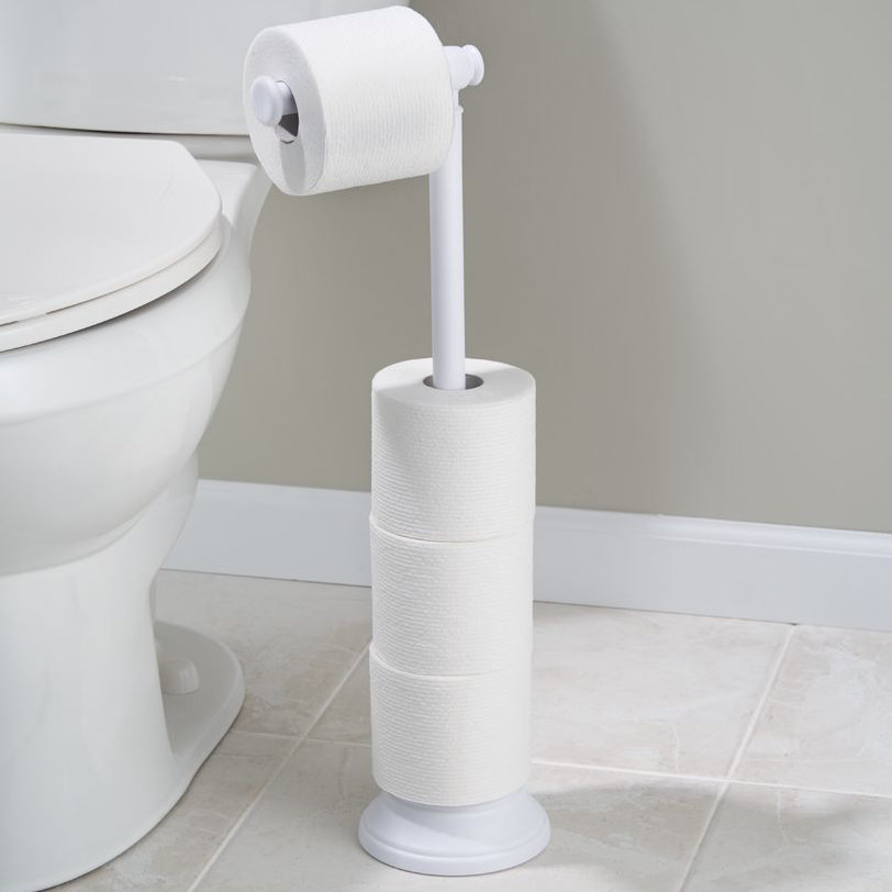 Brass Toilet Paper Holder Stand Home Decorating Ideas Interior