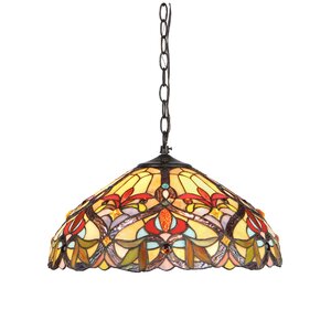 Laurie 2-Light Ceiling Bowl Pendant