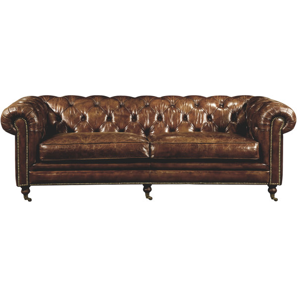 Tan Leather Chesterfield Sofa Wayfair