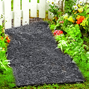 Rubber Mulch Pathway Wayfair Environmentally Friendly Perma Mulch Pathway