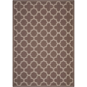 Sun and Shade Indoor/Outdoor Chocolate Area Rug