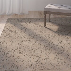 Oxley Hand-Tufted Wool Brown Area Rug