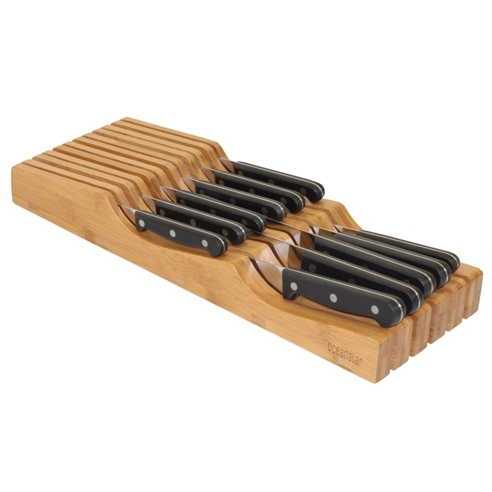 11 Slot Drawer Knife Block Reviews Joss Main