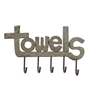 Outdoor Pool Towel Rack Wayfair Metal Wall Mounted Towel Rack
