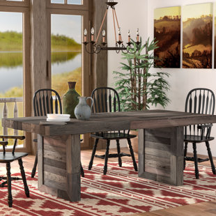 Farmhouse Rustic Reclaimed Wood Dining Tables Birch Lane Quickview