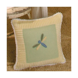Ribbit Dragonfly Decorator Throw Pillow