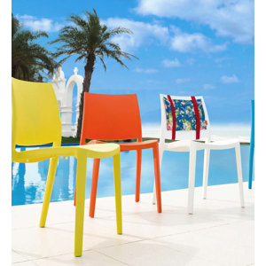 Cielo Stacking Patio Dining Chair (Set of 4)